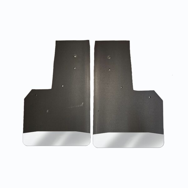 No Drill, Specific Design Rear Mud Flaps for the 23+ GMC Canyon Pickup with Stainless Steel Weights Pre-Installed - 12"W x 20.5"H