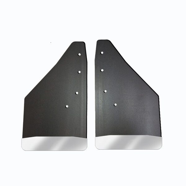 No Drill, Specific Design Rear Mud Flaps for the 2009-2014 Ford F150 Pickup with Stainless Steel Weights Pre-Installed; 12"W x 20.5"H