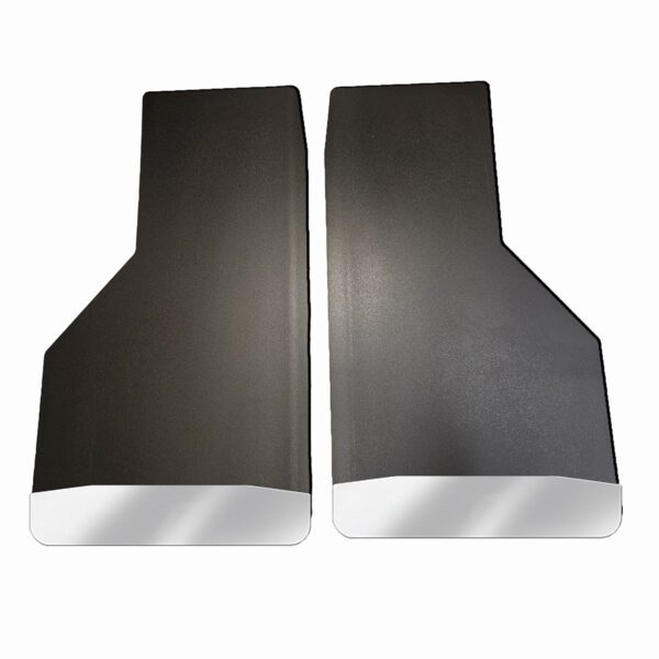 Universal 14" Rear Mud Flaps with Stainless Steel Weights Pre-Installed; 14"W x 24"H