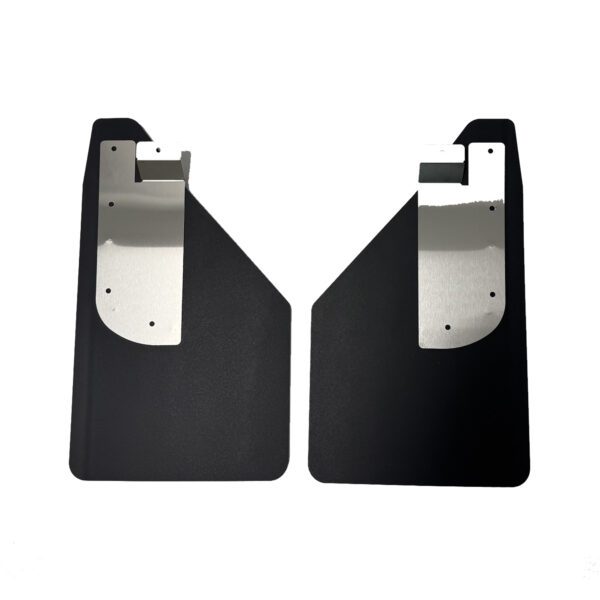 No Drill, Specific Design Front Mud Flaps for the 17+ Super Duty F250, F350, F450 and F550 Pickups Non-Weighted Version 12"W x 20.5"H