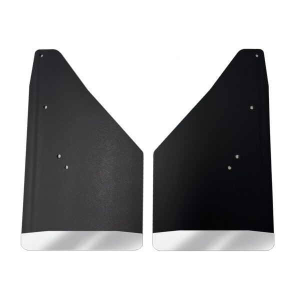 No Drill, Specific Design Front Mud Flaps for the 24+ Toyota Tacoma Pickup with Stainless Steel Weights Pre-Installed - 12"W x 20.5"H