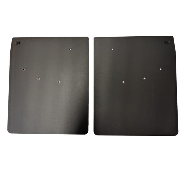 No Drill, Specific Design Rear Mud Flaps for the 20-25 Chevrolet 3500 Dually Pickup Non-Weighted Version; 20"W x 24"H