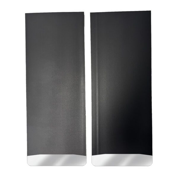 Universal Single Rear Wheel Flatbed Mud Flaps with Stainless Steel Weights Pre-Installed; 12"W x 30"H