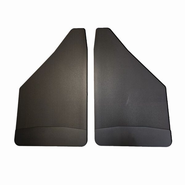 Universal 12" Mud Flaps with Black-Powder Coated Stainless Steel Weights Pre-Installed; 12"W x 20.5"H
