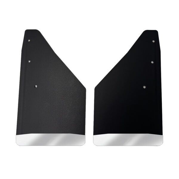 No Drill, Specific Design Front Mud Flaps for the 2019+ Ram 1500 Pickup with Stainless Steel Weights Pre-Installed; 12"W x 20.5"H