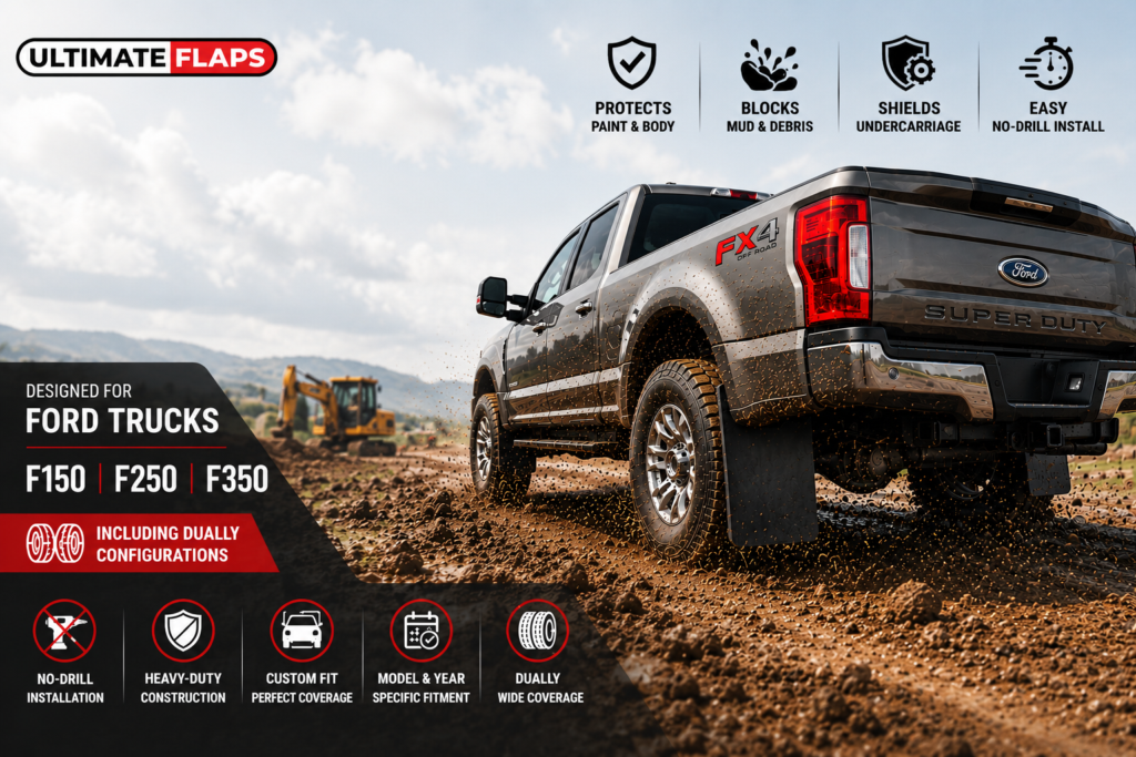 Ford Truck Mud Flaps Explained: Do F150, F250 & F350 Owners Really Need Them